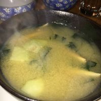 Special Miso Soup at Cha-Ya in San Francisco