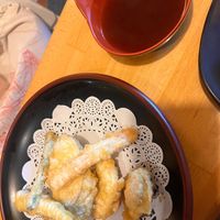 Tempura veggies   at Cha-Ya in San Francisco