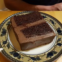 Chocolate cake at Cha-Ya in San Francisco