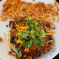 Vegan Smoked Tempeh Huevos Rancheros at Jam on Hawthorne in Portland