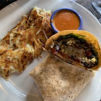 Vegan wrap - mmmm at Jam on Hawthorne in Portland