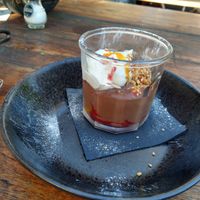 Vegan chocolademouse at Zilte Zoen in Schoorl