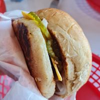 Cheeseburger at Comet 984 in Playa Del Carmen