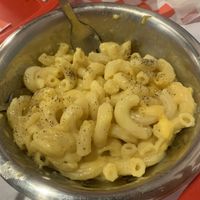 The Mac and cheese. It’s good and actually pretty creamy. Not an authentic cheesy flavor but it satisfied my Mac and cheese craving   at Comet 984 in Playa Del Carmen