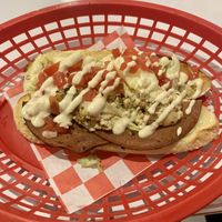 Sándwich de huevo con tocino  at Comet 984 in Playa Del Carmen