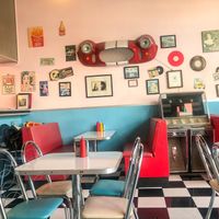 Fun decor  at Comet 984 in Playa Del Carmen