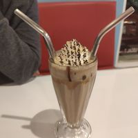 Snicker milkshake  #Veganuary at Comet 984 in Playa Del Carmen