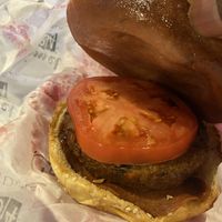 Bbq burger   at Comet 984 in Playa Del Carmen