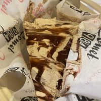 Chocolate cheesecake 😋  at Comet 984 in Playa Del Carmen