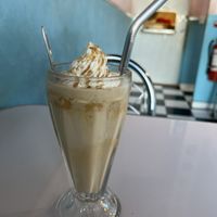 Peanut Butter Shake was amazing!   at Comet 984 in Playa Del Carmen