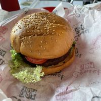 Comet burger   at Comet 984 in Playa Del Carmen