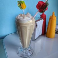 Peanut Butter Shake at Comet 984 in Playa Del Carmen