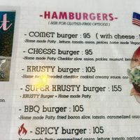 burgers in jan 24  at Comet 984 in Playa Del Carmen