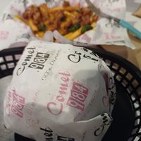 Bbq burguer at Comet 984 in Playa Del Carmen