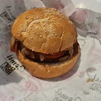 BBQ Burger at Comet 984 in Playa Del Carmen