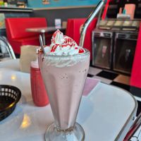 Milkshake at Comet 984 in Playa Del Carmen
