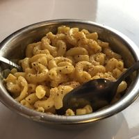 Bad tasting mac & cheese  at Comet 984 in Playa Del Carmen
