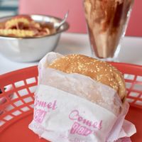 Cheeseburger  at Comet 984 in Playa Del Carmen