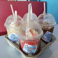 Milkshakes to go at Comet 984 in Playa Del Carmen