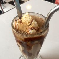 Snickers milkshake. 12/10 recommend  at Comet 984 in Playa Del Carmen