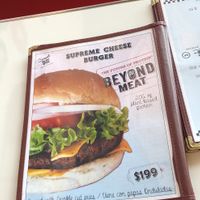 Beyond meat  at Comet 984 in Playa Del Carmen