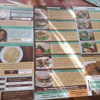 Menu at Cravo e Canela in Alto Paraiso