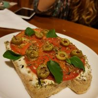 Bruschetta at Cravo e Canela in Alto Paraiso