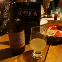 kombucha at Cravo e Canela in Alto Paraiso