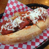 vegan hero sandwich at 24th Pizza & Meatballs in Portland