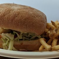 PDX>NRT with fries at Migration Brewing in Portland