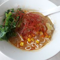 ramen special at Pomegranate Cafe in Los Angeles