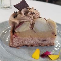 Sweet potato pie at Pomegranate Cafe in Los Angeles