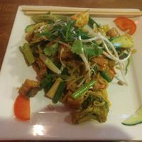 Vegan noodles - photo doesn't do it justice!!! at Simply Thai in Bunbury