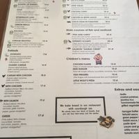 Vegan menu at Glodny Wilk in Bialystok