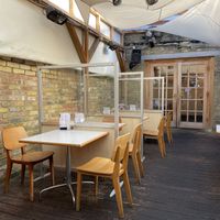 Seating out back   at Buhler & Co in East London