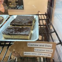 Vegan dessert  at Buhler & Co in East London