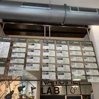 Lovely menu, very easy to see what’s vegan at V3RAW in Milan