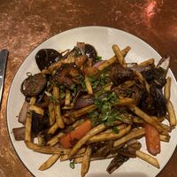 Definitely not worth the price point. Fries and not even sliced mushrooms. I have had hongos Saltados and this ain’t it.. could use some extra love in the dish. Especially for 32 at Andina in Portland