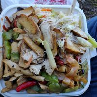 Combo plate fully loaded! $15 at Sogo Tofu in San Jose