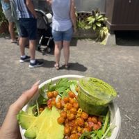 Gaucho Bowl on greens  at Fresh Bite - Food Truck in Hanalei