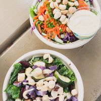 Bowls were gluten free and vegan. The roasted veggie special one was better in our opinion.  at Fresh Bite - Food Truck in Hanalei