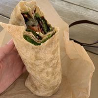 Buddha wrap - delicious, photo does it no justice at Fresh Bite - Food Truck in Hanalei