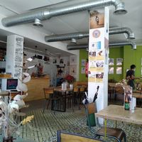 Interior at Cafe Babel in Torrelodones