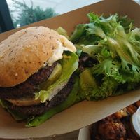 Better Burger - patty and sauce was good! at goodbeet in Haddon Township