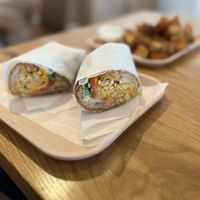 Buffalo cheesesteak (shaved tofu)  at goodbeet in Haddon Township