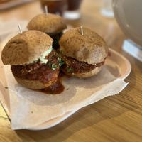 Meetball slider (eggplant)  at goodbeet in Haddon Township