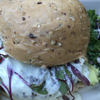 Heart Beet Burger at goodbeet in Haddon Township