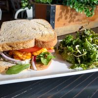 Cauliflower sandwich at goodbeet in Haddon Township
