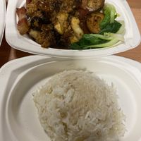 卤肉饭 at Vege Pot 素砂煲 in Central Singapore