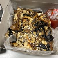 蚝煎值得一试。 at Vege Pot 素砂煲 in Central Singapore